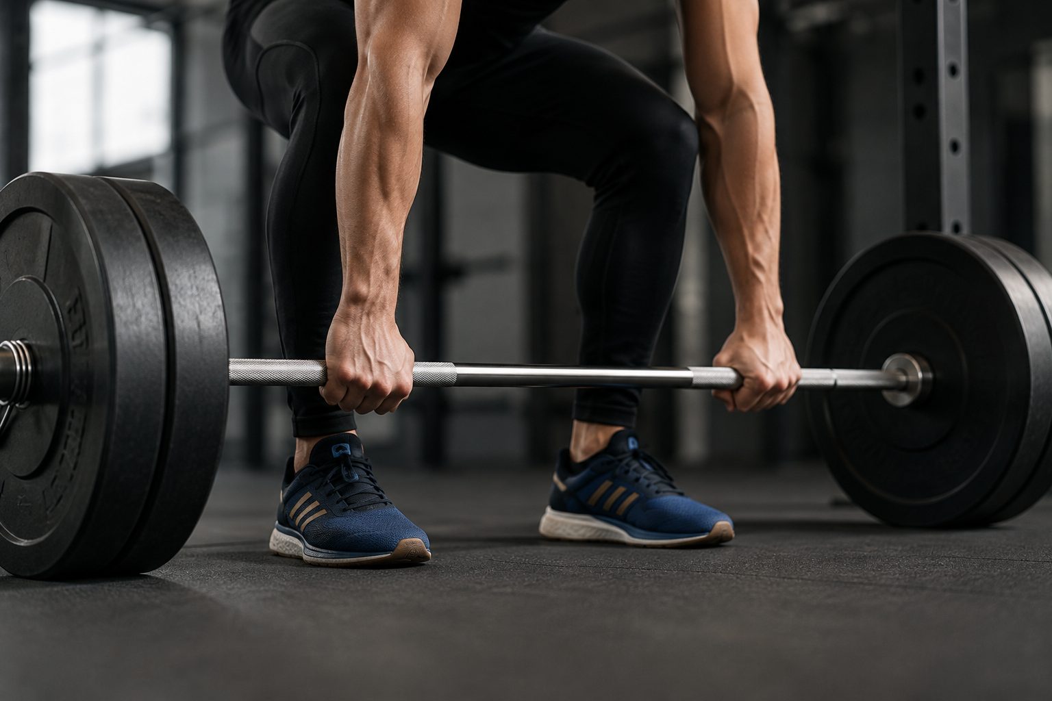 Illustratie van een halter en trainingsprogressie